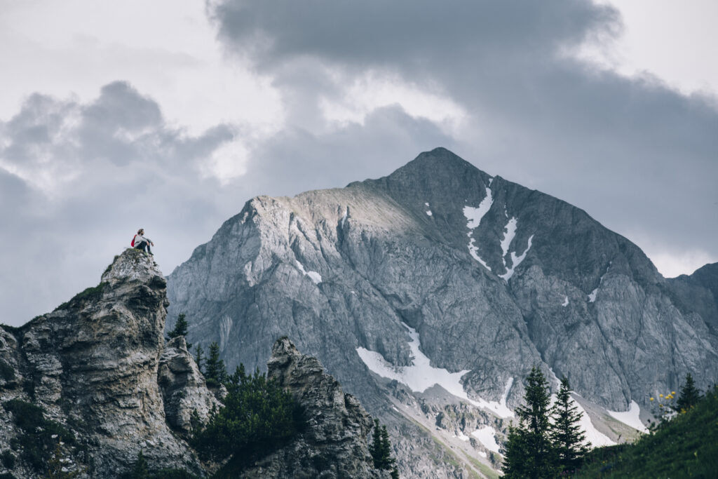 Berglandschaft in der Umgebung von Lech am Arlberg