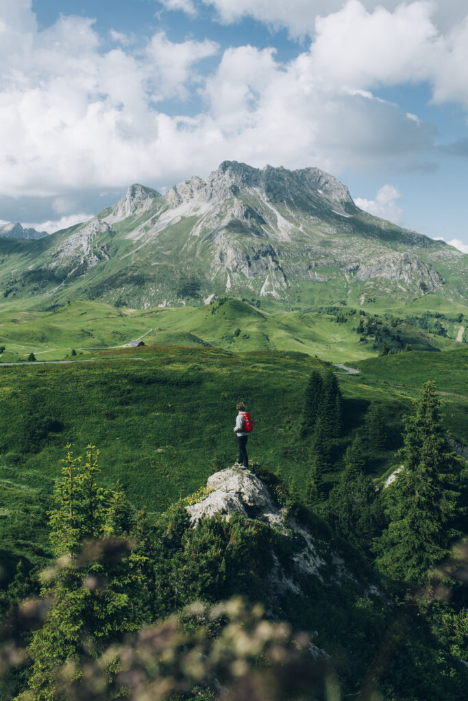 Berglandschaft rund um Lech am Arlberg
