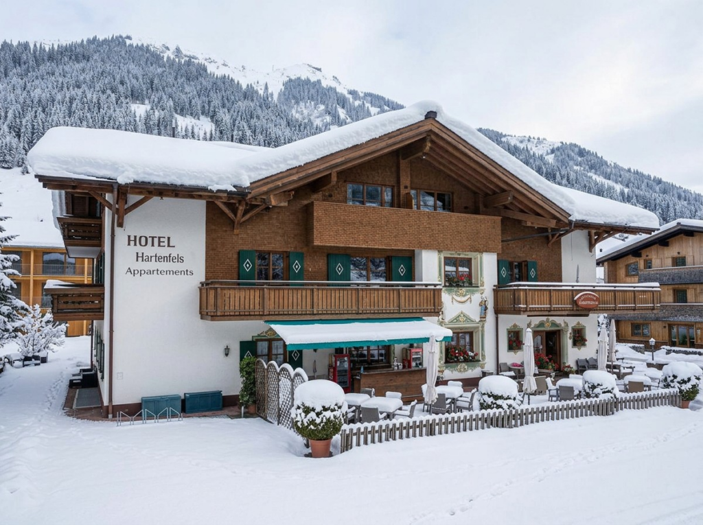 Hotel Hartenfels im Schnee